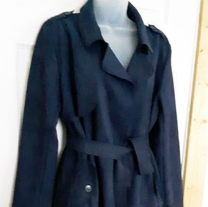 Ultrasuede Trench Coat